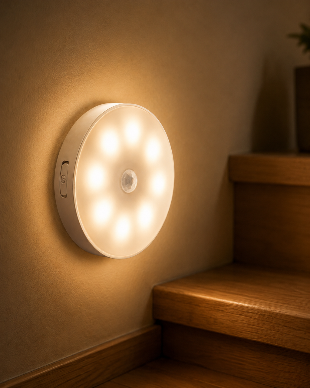 Motion Sensor LED Closet Light — Rechargeable, No Wiring, Sticks Anywhere