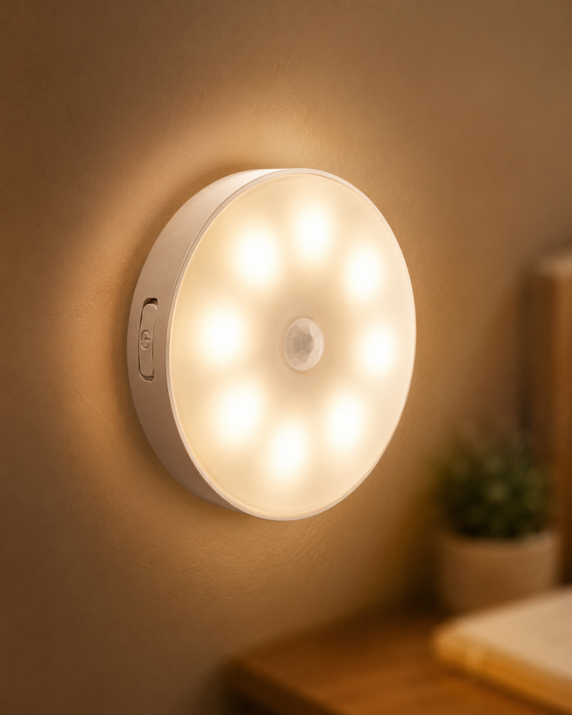 Motion Sensor LED Closet Light — Rechargeable, No Wiring, Sticks Anywhere