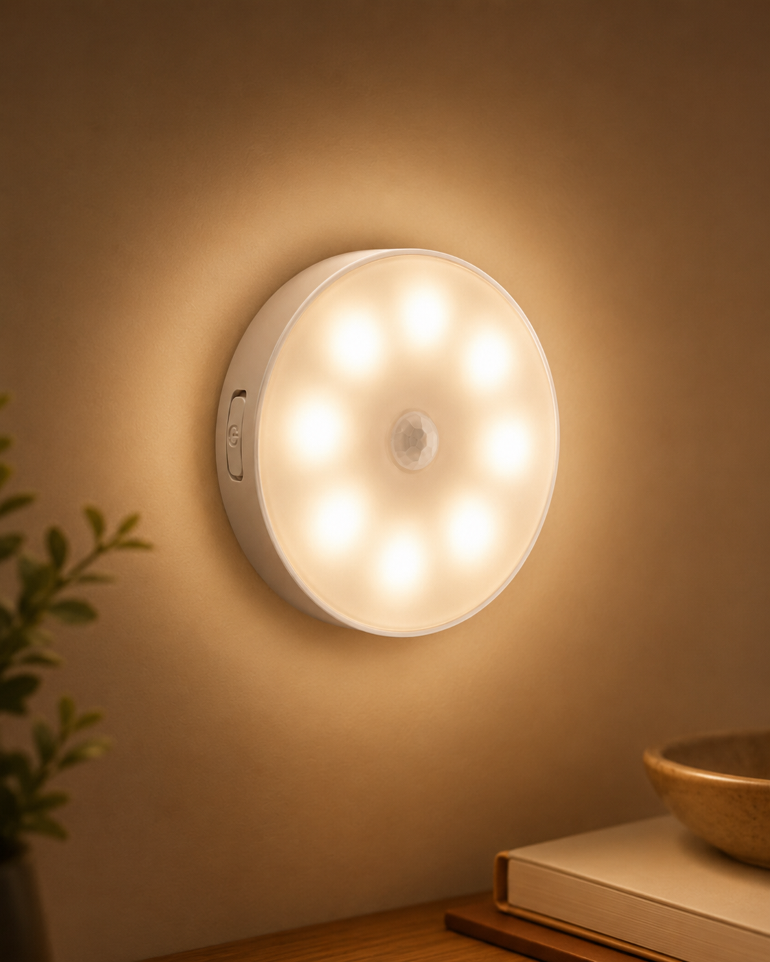 Motion Sensor LED Closet Light — Rechargeable, No Wiring, Sticks Anywhere